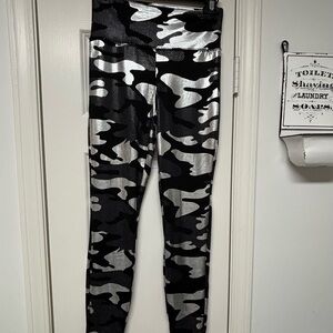 Eye Candy Black and Gray Camouflage Leggings
